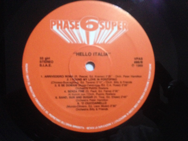 Various - Hello Italia | Phase 6 Super Stereo (VPAS 886) - 3 Various - Hello Italia | Phase 6 Super Stereo (VPAS 886) - 3