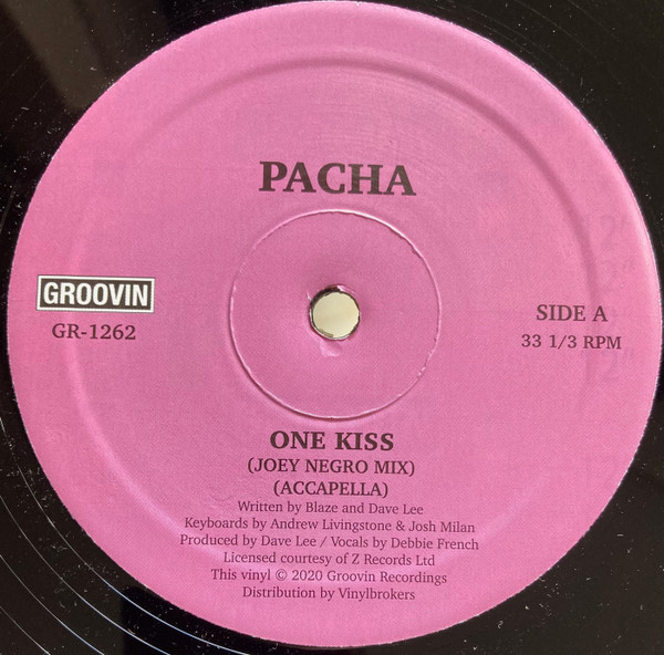 Pacha - One Kiss | Groovin Recordings (GR-1262)