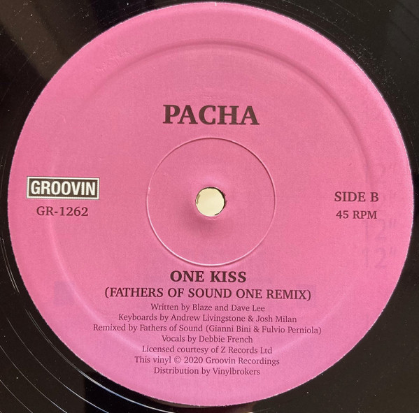 Pacha - One Kiss | Groovin Recordings (GR-1262) - 2 Pacha - One Kiss | Groovin Recordings (GR-1262) - 2