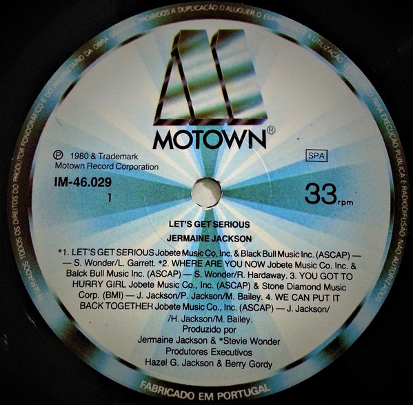 Jermaine Jackson - Let's Get Serious | Motown (IM-46029) - 3