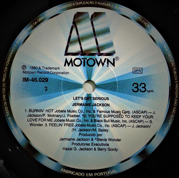 Jermaine Jackson - Let's Get Serious | Motown (IM-46029) - 4