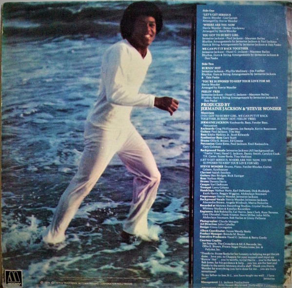 Jermaine Jackson - Let's Get Serious | Motown (IM-46029) - 2