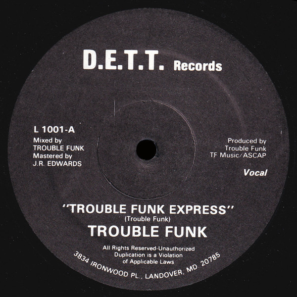 Trouble Funk - Trouble Funk Express | D.E.T.T. Records (L 1001)