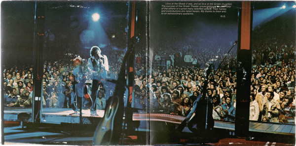 Neil Diamond - Love At The Greek - Recorded Live At The Greek Theatre | CBS (CBS 95001) - 3 Neil Diamond - Love At The Greek - Recorded Live At The Greek Theatre | CBS (CBS 95001) - 3