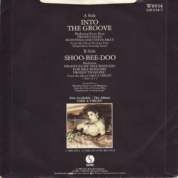 Madonna - Into The Groove | Sire (W 8934) - 2