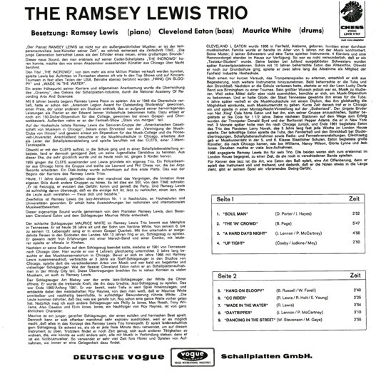 The Ramsey Lewis Trio - Soul Incorporated | Chess (LDVS 17147) - 3 The Ramsey Lewis Trio - Soul Incorporated | Chess (LDVS 17147) - 3