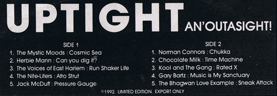 Various - Uptight An'Outasight! | Not On Label (SAM 5) - 2 Various - Uptight An'Outasight! | Not On Label (SAM 5) - 2
