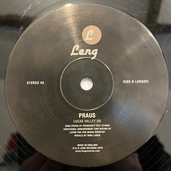 Praus - What We Tellin' Them | Leng (LENG031) - 2