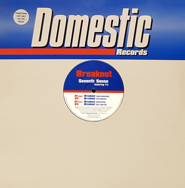 Seventh Sense Featuring TJ Davis - Breakout | Domestic Records (DMST298)