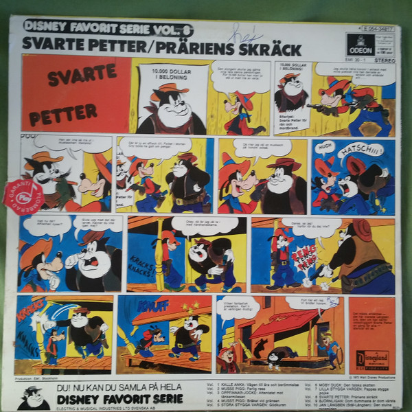 Various - Svarte Petter Präriens Skräck | Odeon (4E 054-34817) - 2