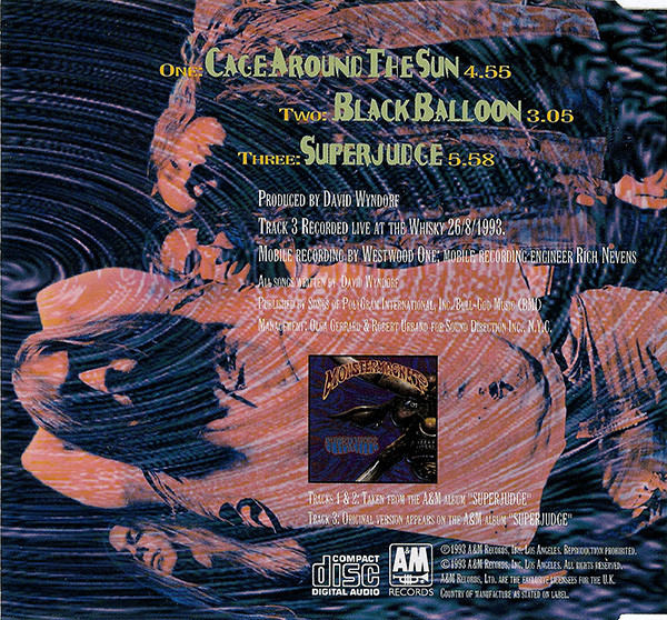 Monster Magnet - Cage Around The Sun | A&M Records (580 485-2) - 2
