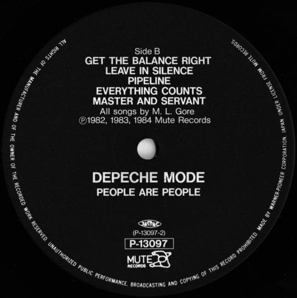 Depeche Mode - People Are People | Mute (P-13097) - 4