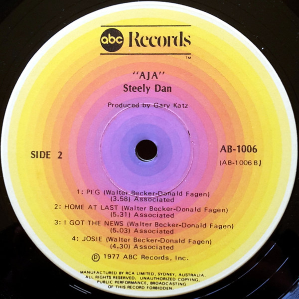 Steely Dan - Aja | ABC Records (AB 1006) - 4