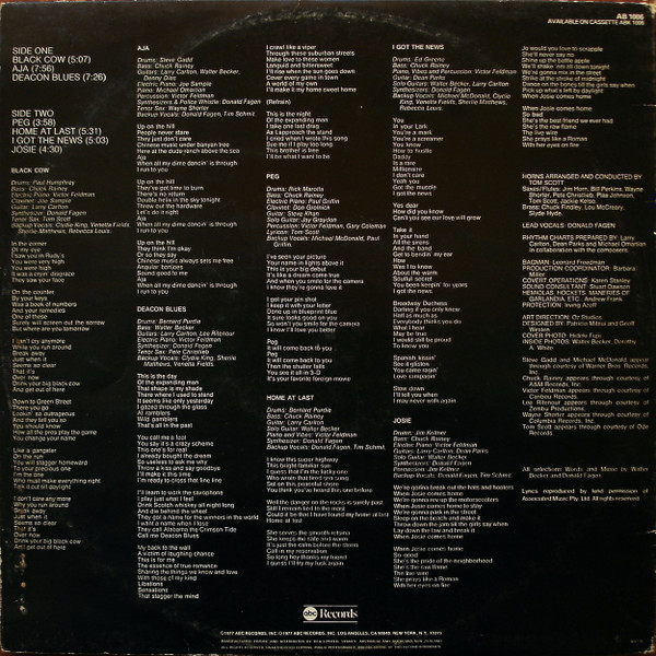 Steely Dan - Aja | ABC Records (AB 1006) - 2