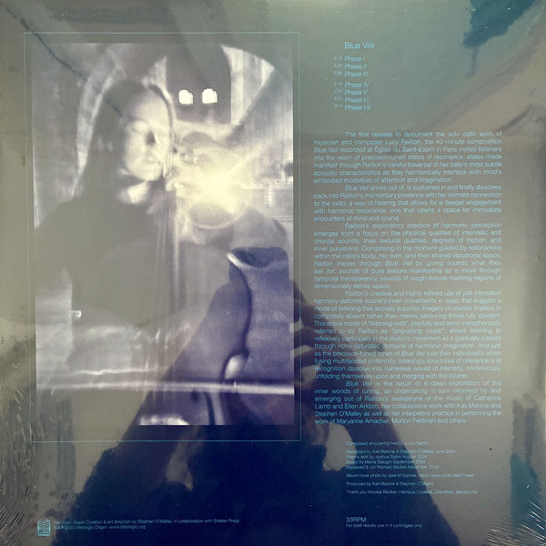 Lucy Railton - Blue Veil | Ideologic Organ (SOMA063LP) - 3 Lucy Railton - Blue Veil | Ideologic Organ (SOMA063LP) - 3