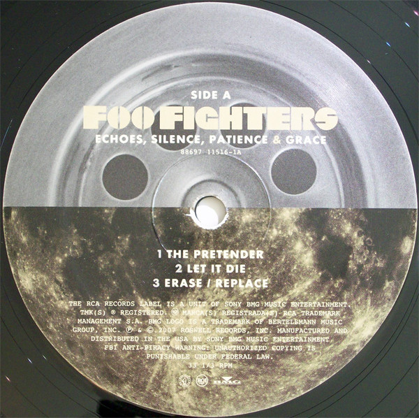 Foo Fighters - Echoes, Silence, Patience & Grace | Roswell Records (88697 11516-1) - 4