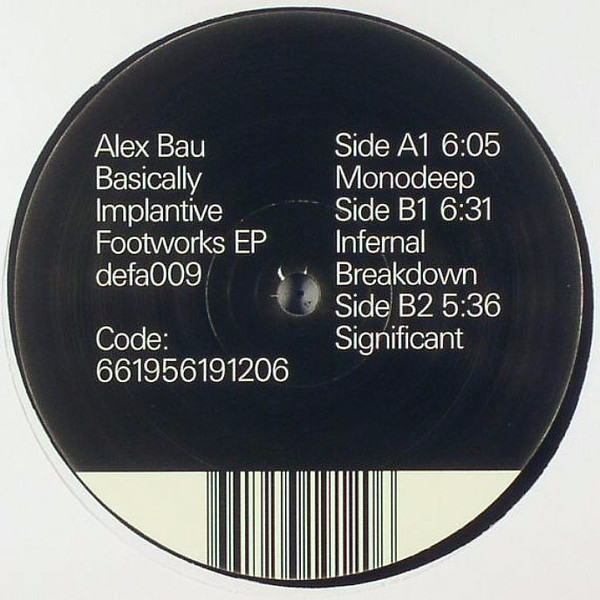 Alex Bau - Basically Implantive Footworks EP | Default Recordings (DEFA 009) - 3
