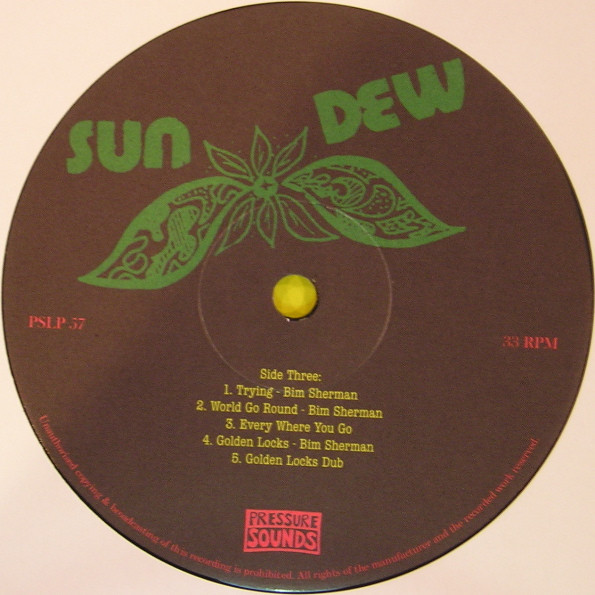 Bim Sherman - Tribulation (Down In Jamdown 1974 To 1979) LP | Pressure Sounds (PSLP 57) - 4
