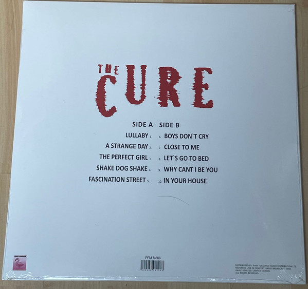 The Cure - Live 1990 | Pink Flamingo Music Distribution Ltd. UK (PFM 81286) - 2 The Cure - Live 1990 | Pink Flamingo Music Distribution Ltd. UK (PFM 81286) - 2