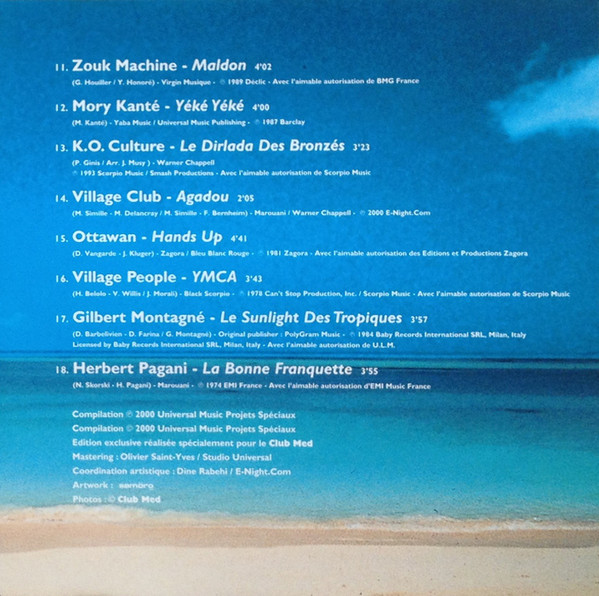 Various - Club Med Crazy Signs! | Universal Music Projets Spéciaux (7899) - 3 Various - Club Med Crazy Signs! | Universal Music Projets Spéciaux (7899) - 3