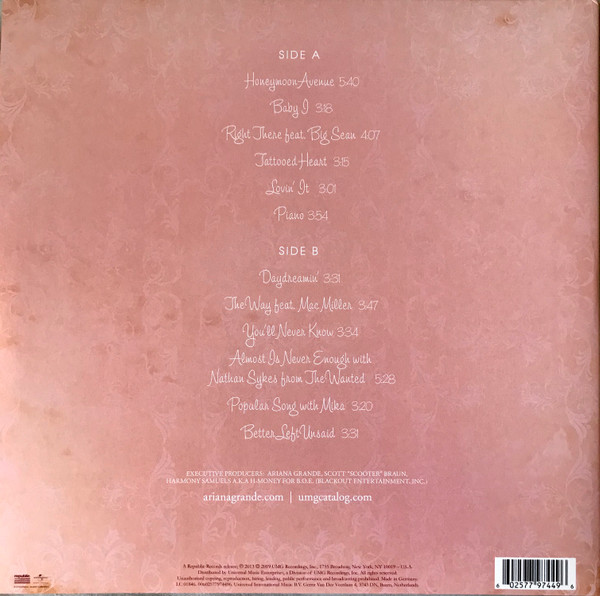 Ariana Grande - Yours Truly | Republic Records (00602577974496) - 4 Ariana Grande - Yours Truly | Republic Records (00602577974496) - 4