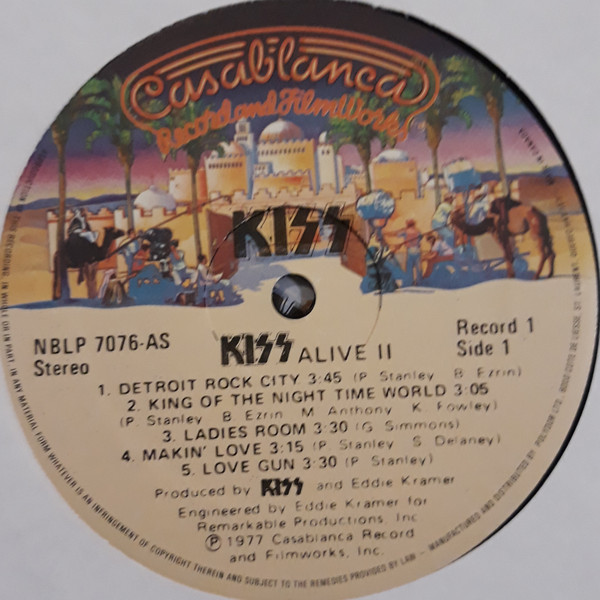 Kiss - Alive II | Casablanca (NBLP 7076) - 3