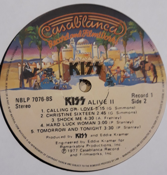 Kiss - Alive II | Casablanca (NBLP 7076) - 4