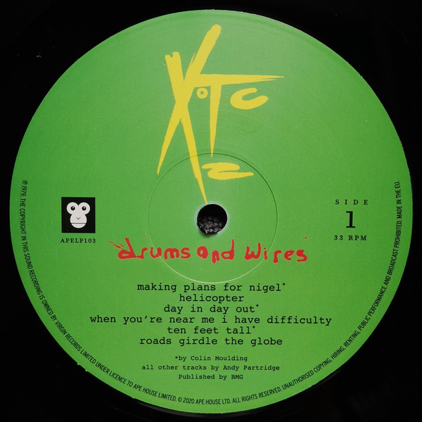 XTC - Drums And Wires | Ape House (APELP103) - 3 XTC - Drums And Wires | Ape House (APELP103) - 3