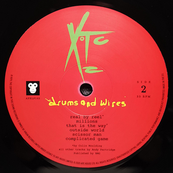 XTC - Drums And Wires | Ape House (APELP103) - 4 XTC - Drums And Wires | Ape House (APELP103) - 4