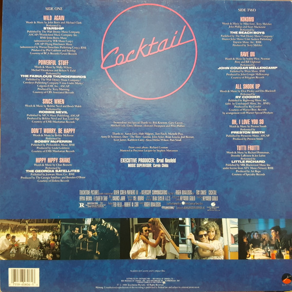 Various - Cocktail - Original Motion Picture Soundtrack | Elektra (96 08061) - 2 Various - Cocktail - Original Motion Picture Soundtrack | Elektra (96 08061) - 2