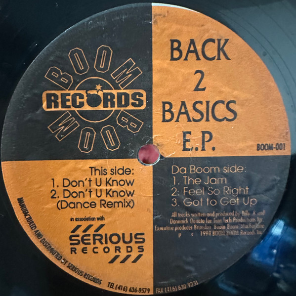 Twin Tech Production Inc. - Back 2 Basics E.P. | Boom Boom Records (BOOM-001)