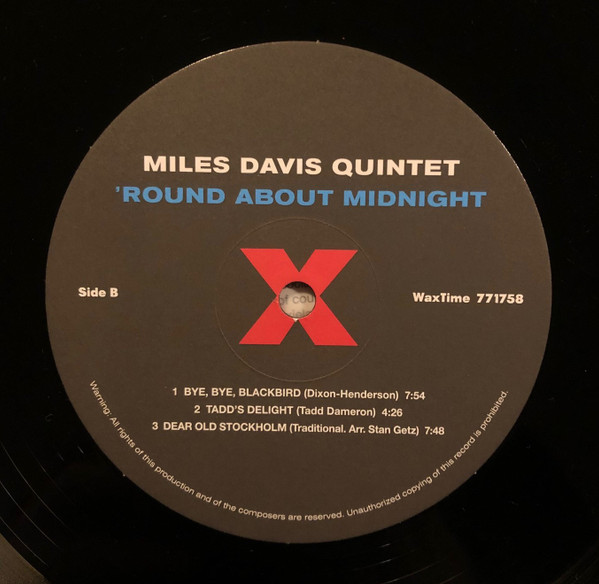Miles Davis - 'Round About Midnight | WaxTime (771758) - 4 Miles Davis - 'Round About Midnight | WaxTime (771758) - 4