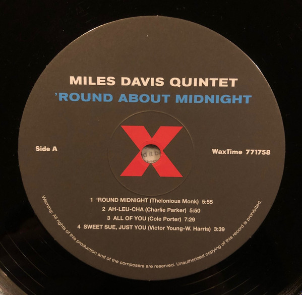 Miles Davis - 'Round About Midnight | WaxTime (771758) - 3 Miles Davis - 'Round About Midnight | WaxTime (771758) - 3