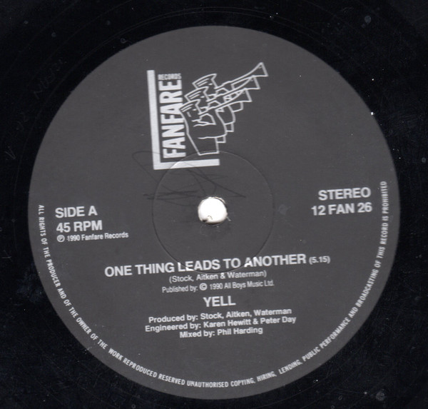 Yell! - One Thing Leads To Another | Fanfare Records (12 FAN 26) - 2