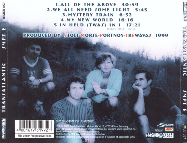 TransAtlantic - SMPT E | Inside Out Music (IOMCD 057) - 2