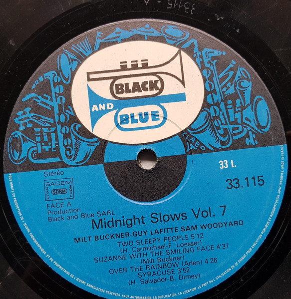 Milt Buckner / Guy Lafitte / Sam Woodyard - Midnight Slows Vol.7 | Black And Blue (33.115) - 4