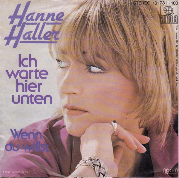 Hanne Haller - Ich Warte Hier Unten | Ariola (101 731)