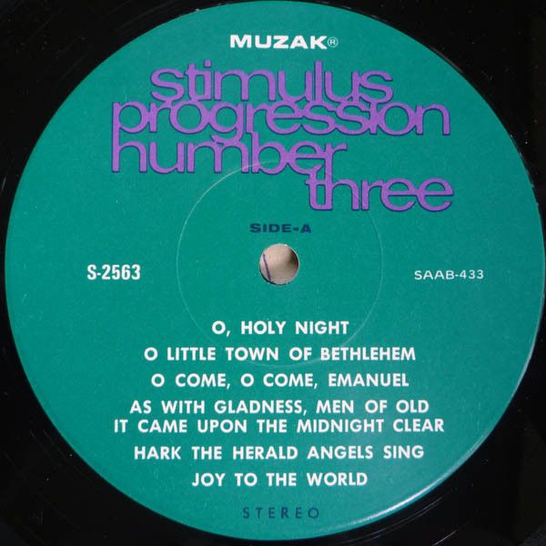 Unknown Artist - Stimulus Progression Number Three - Christmas | MUZAK (S-2563) - 3