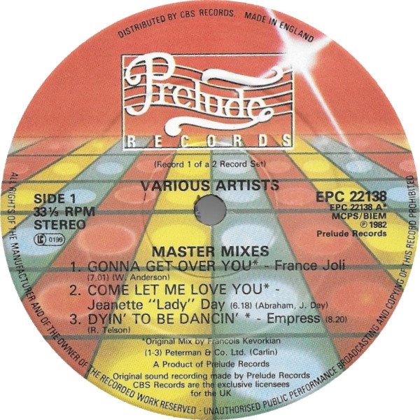 Various - Mastermixes | Epic (EPC 22138) - 3 Various - Mastermixes | Epic (EPC 22138) - 3