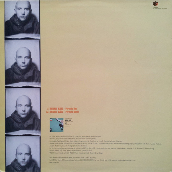 Moby - Natural Blues (Promo 1) | Mute (P12Mute251) - 2