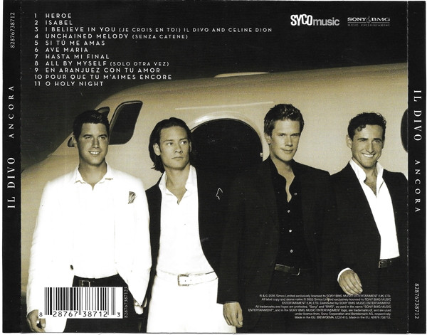 Il Divo - Ancora | Sony BMG Music Entertainment (82876738712) - 2