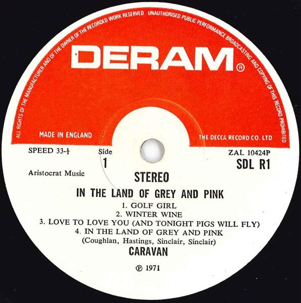 Caravan - In The Land Of Grey And Pink | Deram (SDL-R1) - 4 Caravan - In The Land Of Grey And Pink | Deram (SDL-R1) - 4