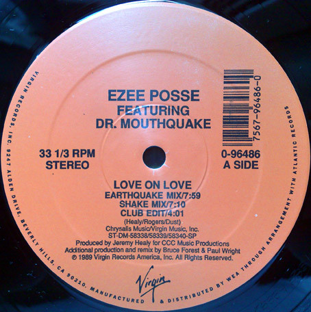 E-Zee Possee Featuring Dr. Mouthquake - Love On Love | Virgin (0-96486)