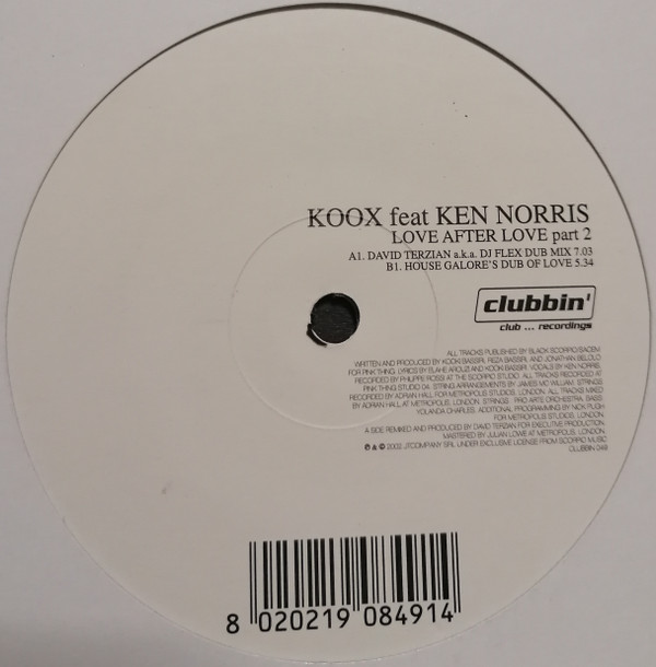 Koox Feat. Ken Norris - Love After Love Part 2 | Clubbin' Records (CLUBBIN 049)