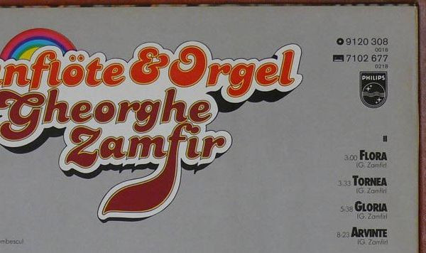 Gheorghe Zamfir - Panflöte & Orgel | Philips (9120 308) - 4
