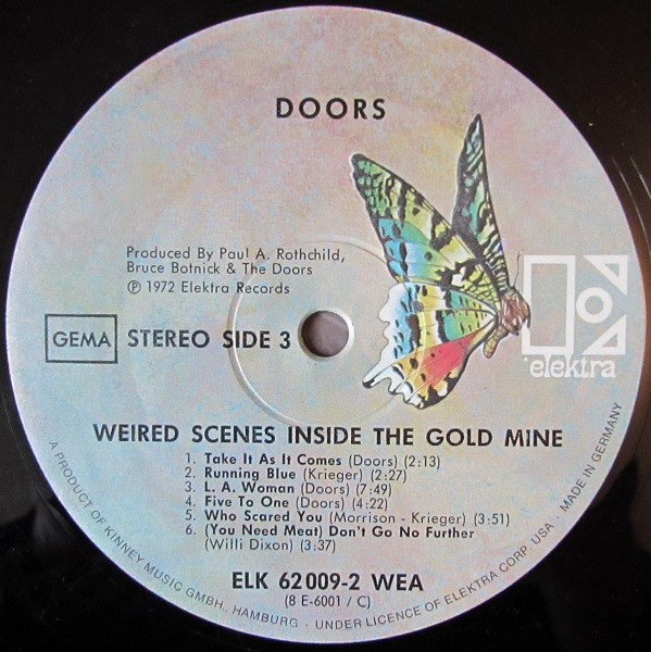 The Doors - Weird Scenes Inside The Gold Mine | Elektra (ELK 62 009) - 3 The Doors - Weird Scenes Inside The Gold Mine | Elektra (ELK 62 009) - 3