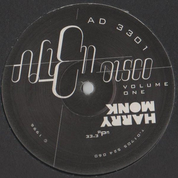 Harry Monk - Volume One | Alien Disco (AD 3301) - main