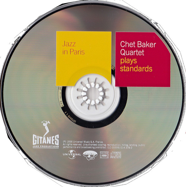 Chet Baker Quartet - Plays Standards | Gitanes Jazz Productions (014 378-2) - 3 Chet Baker Quartet - Plays Standards | Gitanes Jazz Productions (014 378-2) - 3