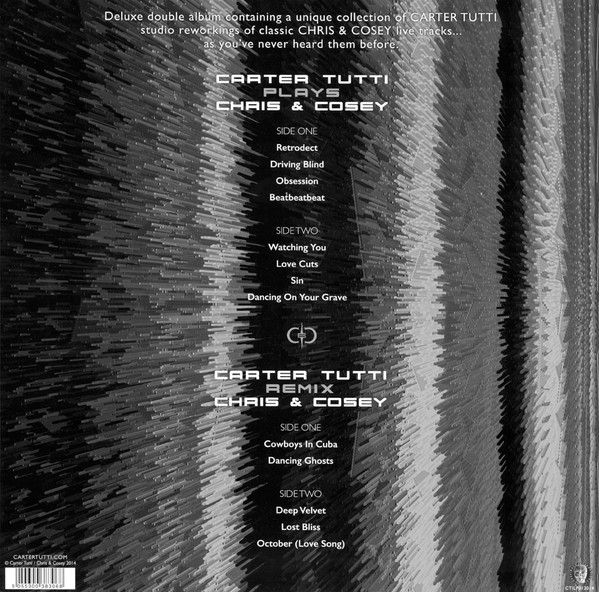 Carter Tutti - Carter Tutti Plays Chris & Cosey + Carter Tutti Remix Chris & Cosey | Conspiracy International (CTILP012014) - 4