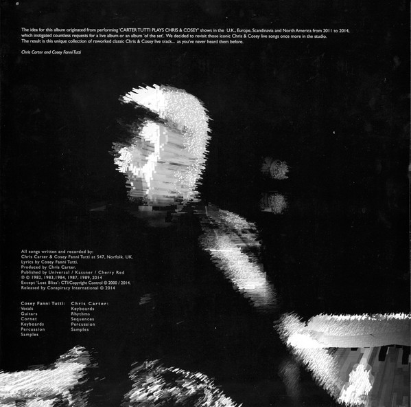 Carter Tutti - Carter Tutti Plays Chris & Cosey + Carter Tutti Remix Chris & Cosey | Conspiracy International (CTILP012014) - 2
